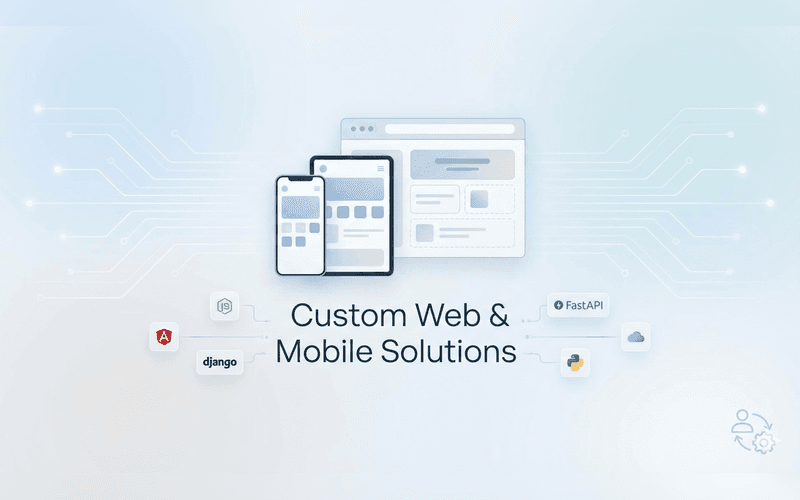 Custom Web & Mobile Solutions project preview